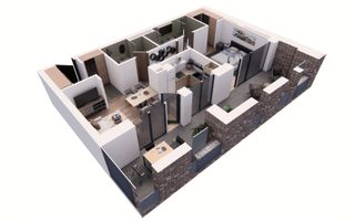 Apartament nou, modern cu 2 camere - Ultracentral -  Cuza Voda - Poză 1