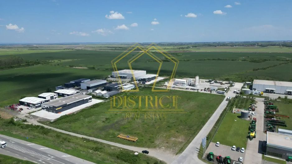 Teren cu AC pentru constructie hala industriala | Aradului - Poză 2