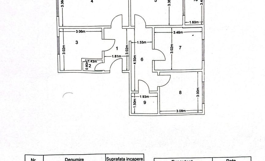 Apartament 4 camere vânzare Șos. Alexandriei 13, Sector 5, lângă Lidl - Schiță 27