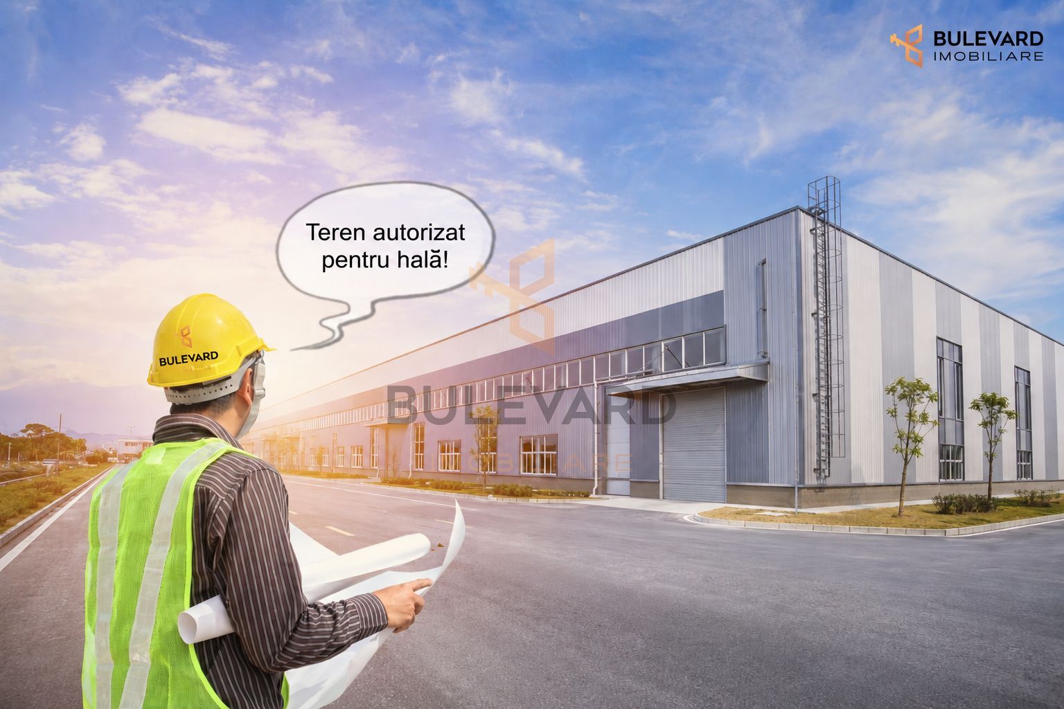 Teren industrial autorizat pentru hala - Poză 1