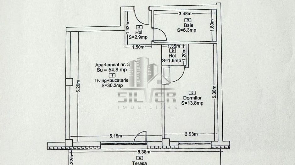 Apartament ultrafinisat la 3 minute de Baza Sportiva. - Poză 11