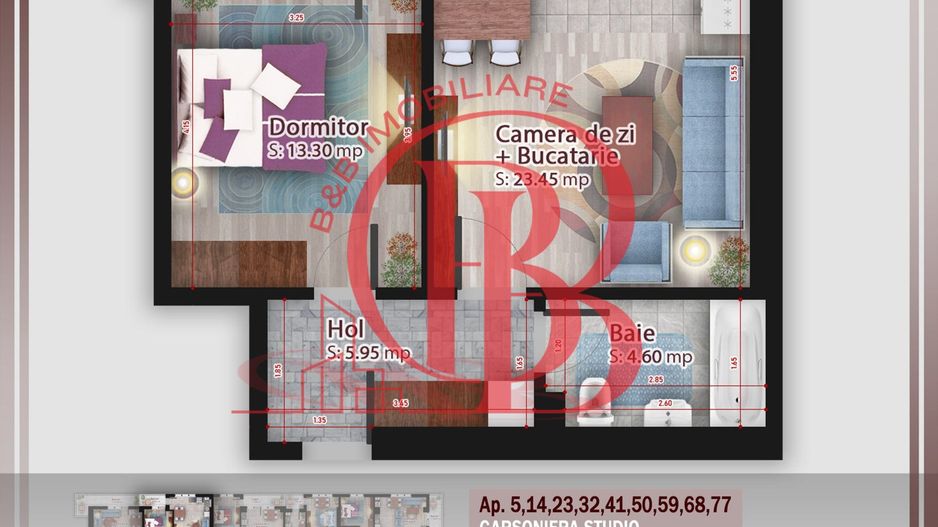 Apartament 2 camere  Titan Pallady Metrou Nicolae Teclu - Schiță 13