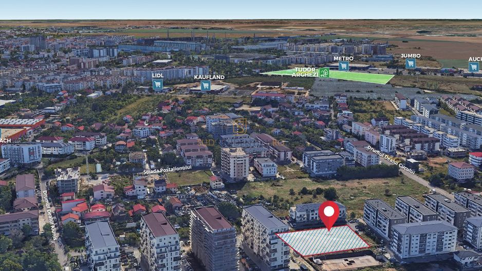 Teren cu autorizatie de constructie, D+P+6E+7ER+8ER, zona MEtalurgiei - Poză 3