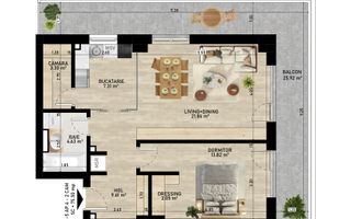 Apartament 3 camere I Gemina by the lake - Poză 8