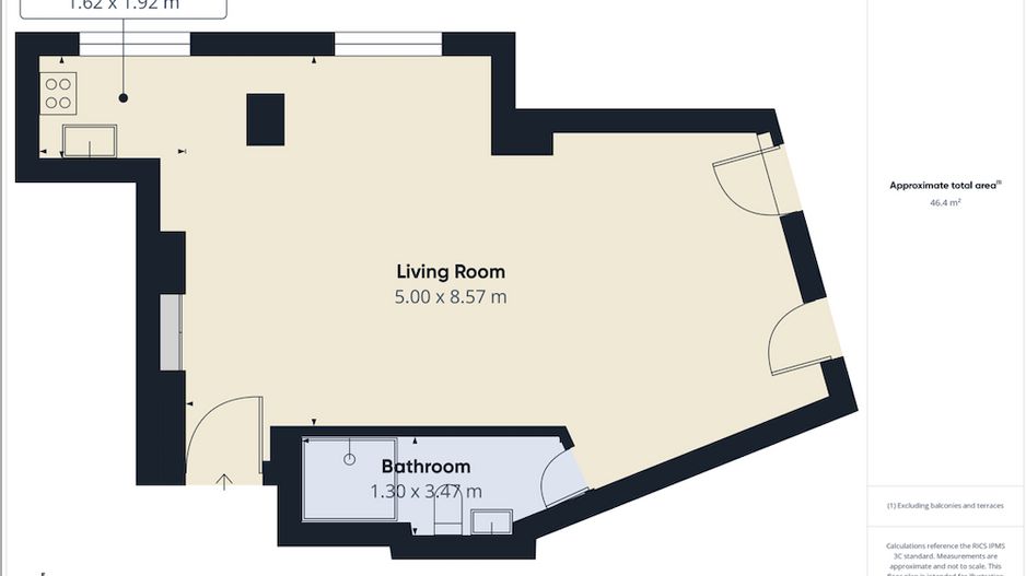 Apartament cu 2 camere de vanzare in zona Calea Victoriei - Poză 9