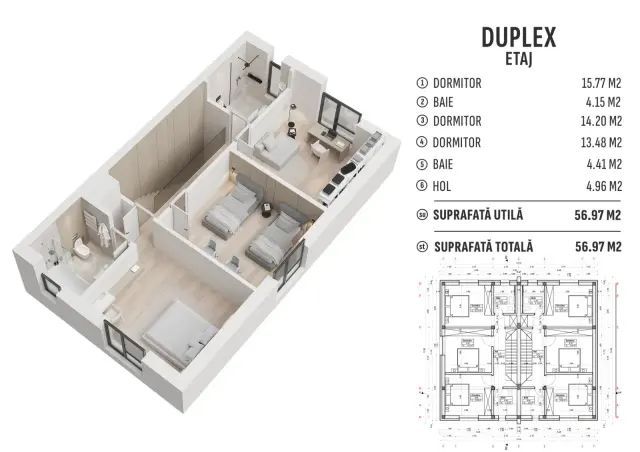 VILA PREMIUM+CURTE LIBERA 150MP / COMPLEX FINALIZAT.COMISION 0%! - Poză 3