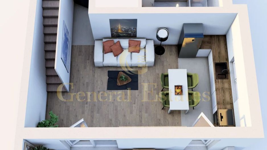 Penthouse cu 3 camere - Poză 2