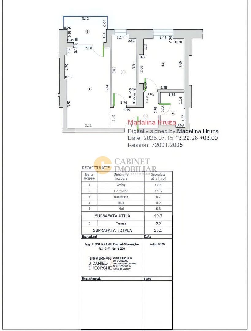 2 Camere - 56MP | Credit | 1/11 | Novum 56 - Schiță 10