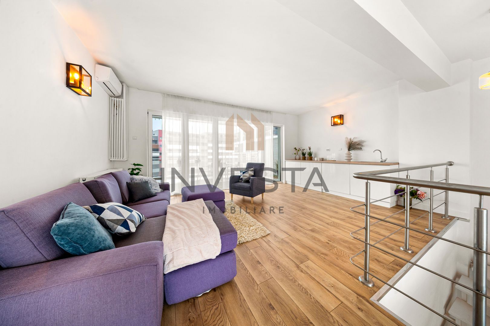 Penthouse de lux pe 2 nivele cu 4 terase in Buna Ziua! - Poză 11