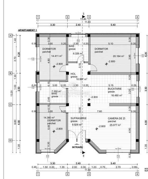 Apartament 4 camere in Vila noua Grigorescu - Poză 8
