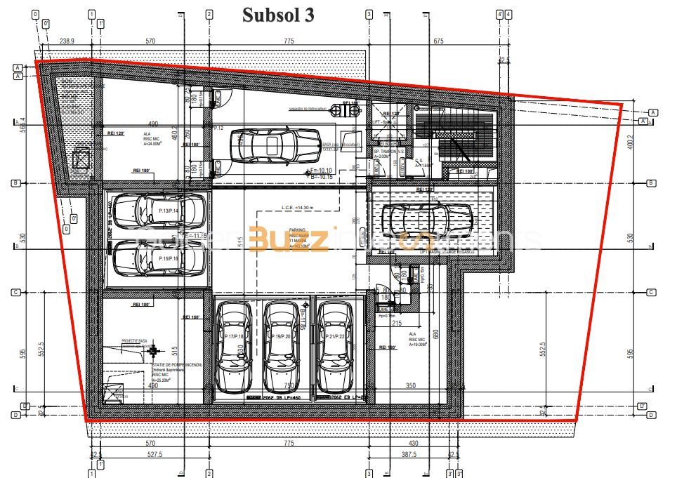 Teren Strada Berzei | Autorizatie | langa Hotel Ibis | - Schiță 9