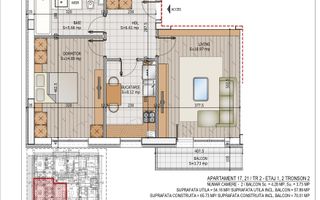 Apartament Pallady 2 camere Pret Credit Ipotecar avans 15% - Schiță 6