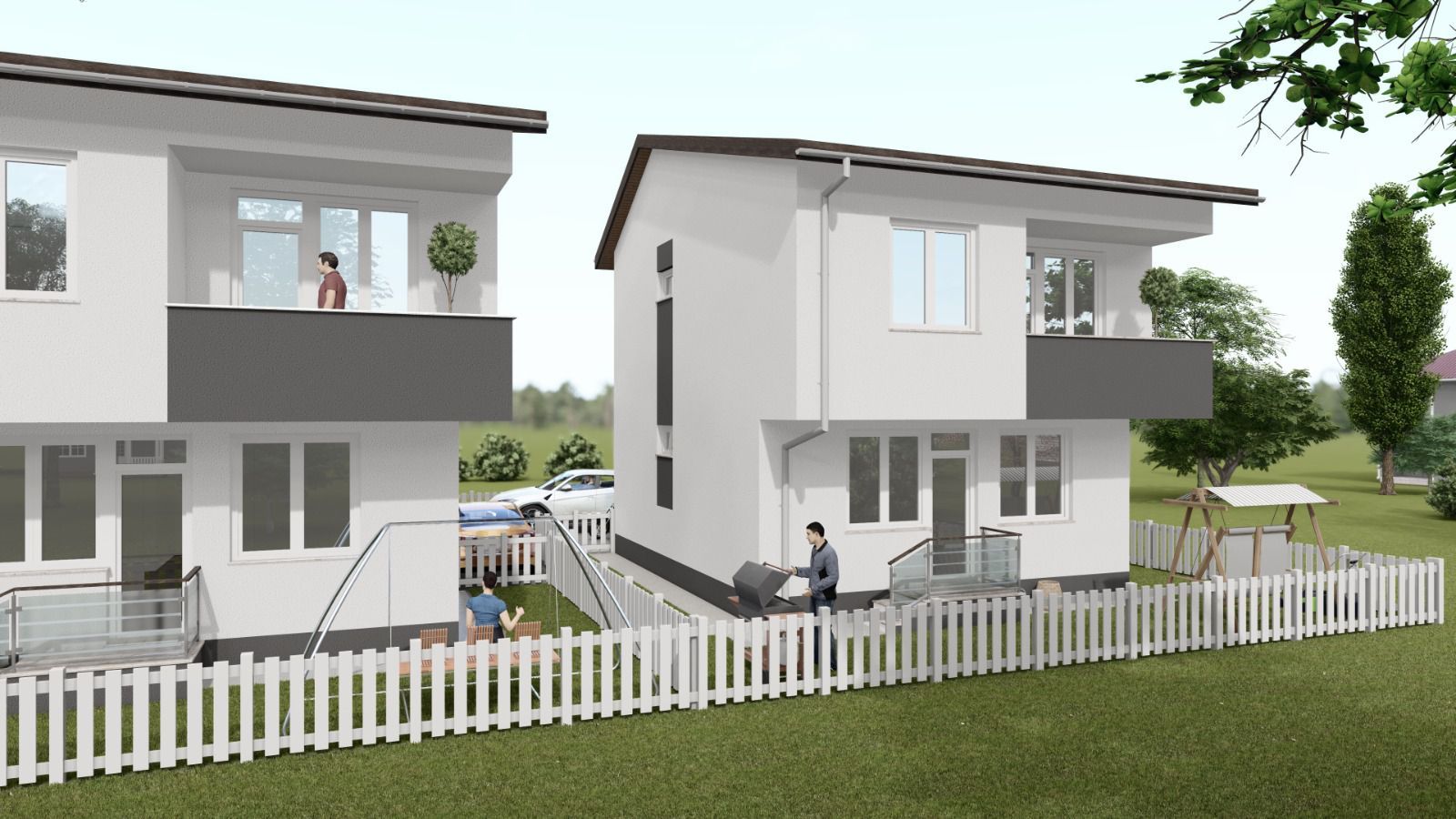 vila ind.+2parcari/112mp utili/115mp curte libera-Leordeni/Spl. Unirii - Poză 18