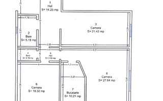Apartament deosebit cu 3 camere în zona P-ta Victoriei - Poză 19