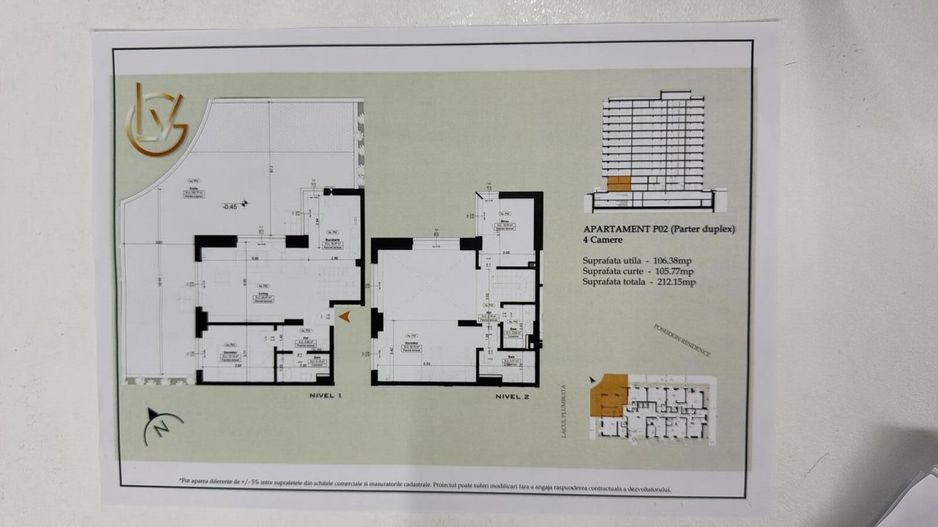 4 camere Bloc Nou Rezidential Birouri L330 GranVia Lake View - Poză 2