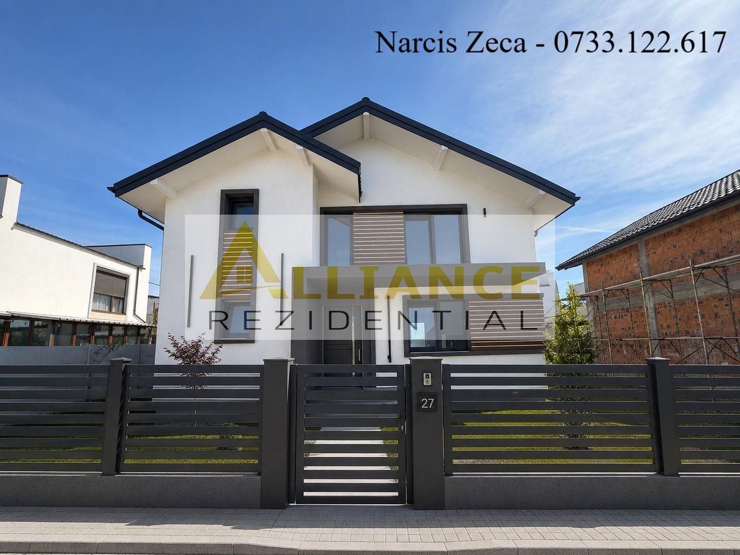 Vila individuala P+1E  - 5 camere 2 bai - 260mp teren - Poză 1