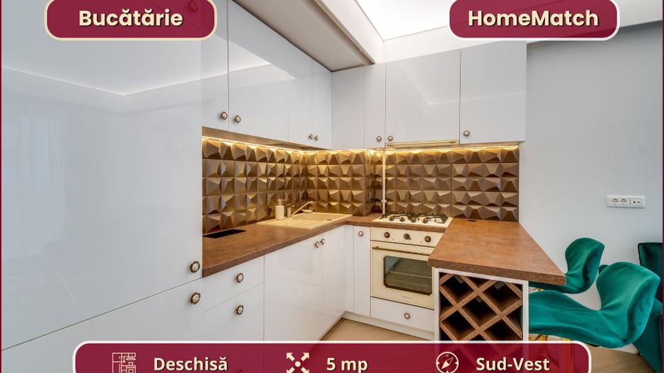 Cortina North || 2 camere || Piscină - Poză 5
