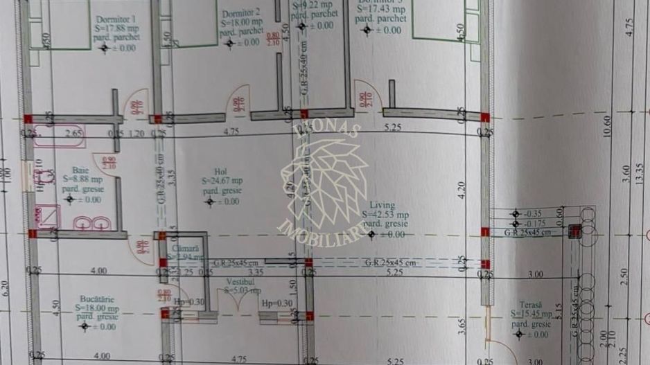 Teren intravilan 1800 mp+proiect casa-utilitati-Sarata - Poză 3