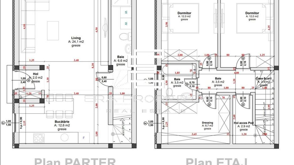 Duplex 4 camere, teren 265 mp, Strada Selimbarului - Schiță 4