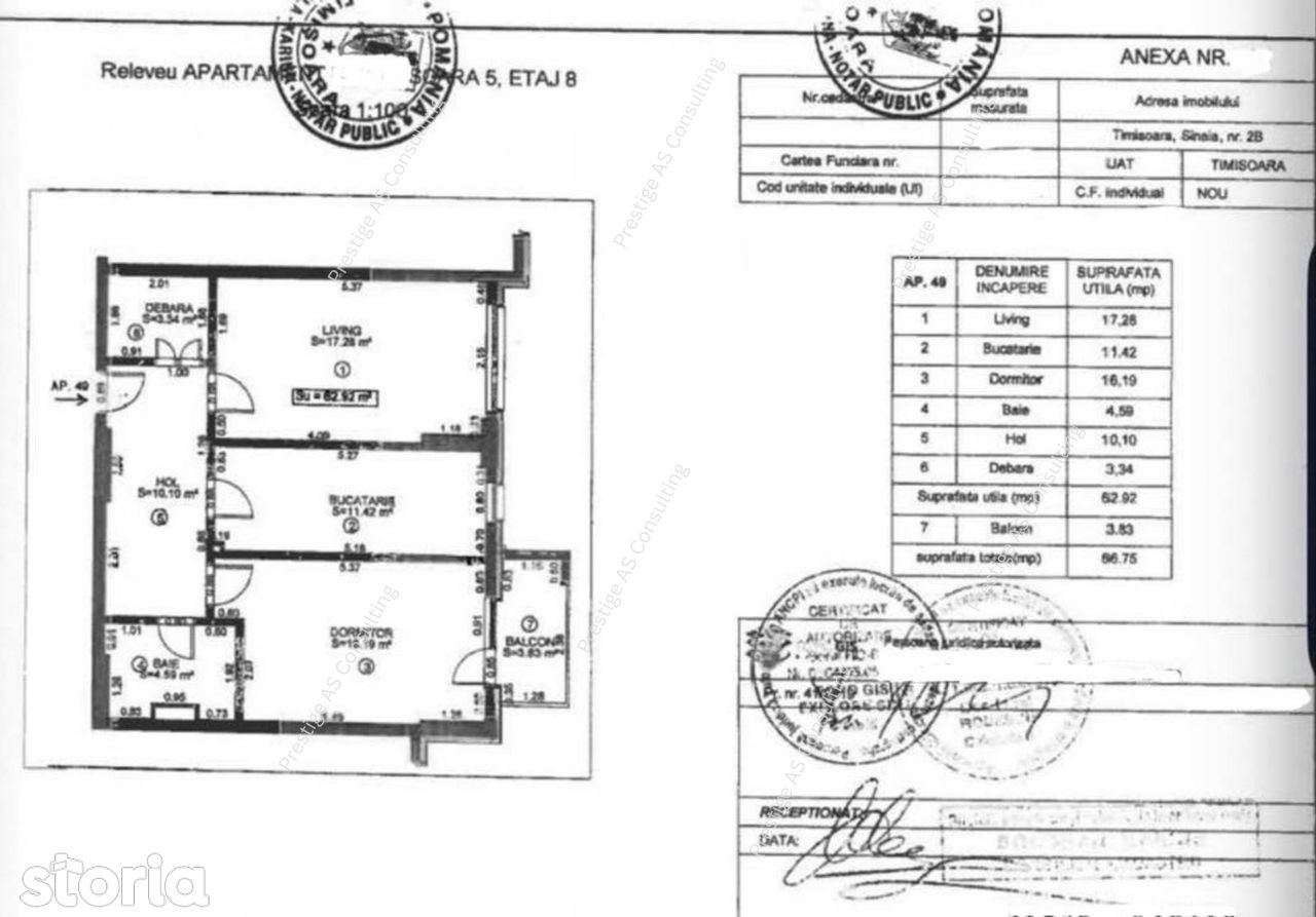 Apartament 2 camere | City of Mara | 63 mp | Mobilat - Poză 8