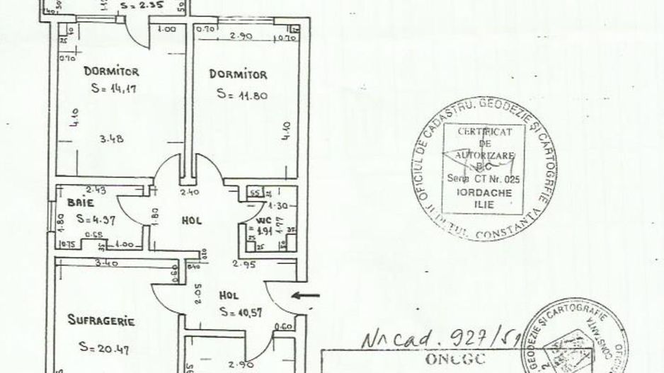 Apartament 3 camere de vanzare - zona Tomis 3 - Gaze / Ocazie Unica - Poză 19
