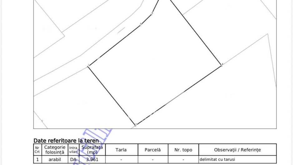 Teren intravilan 3961 MP | Paleu | Bihor - Poză 1