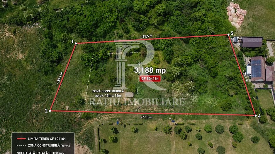 Teren dezvoltare rezidențială | 3.188 mp | Marghita - Poză 1