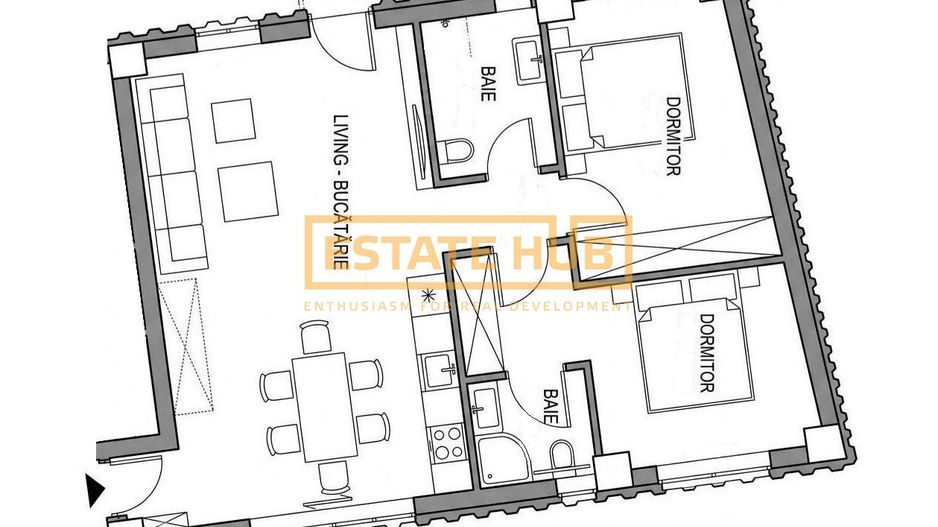Apartament premium cu 3 camere | Marina Properties | Comision 0% - Poză 4