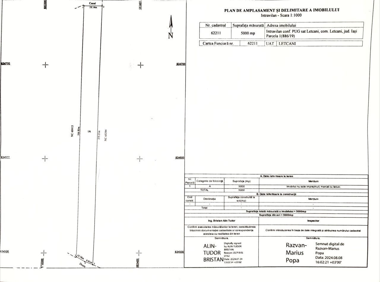 Teren intravilan, 5000mp, Lețcani, Iași - Poză 6