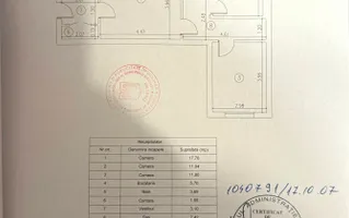 Apartament cu 3 camere // Zona Tei - Doamna Ghica - Schiță 44