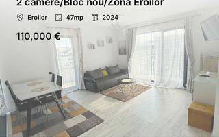 2 camere/Bloc nou/Zona Eroilor - Poză 1