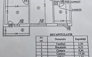 Apartament 2 camere – lângă metrou 1 Decembrie 1918 - Schiță 7