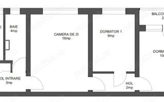 Apartament 3 camere Dacia - Schiță 6