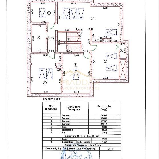 Vila cu 9 camere *900 teren* & piscina privata // Pipera - Schiță 58