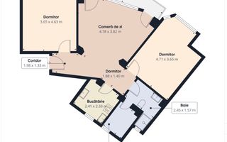 Apartament cu 3 camere langa parcul Cismigiu la 2 min de Metrou Izvor - Poză 6