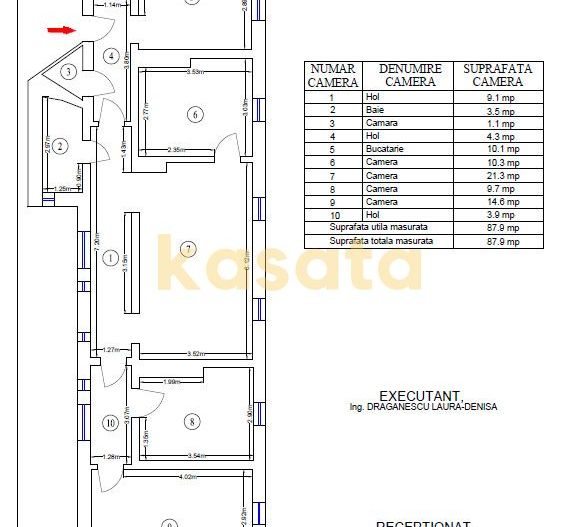4 camere I Floreasca - Dorobanti I parcare I COMISION 0% - Schiță 16
