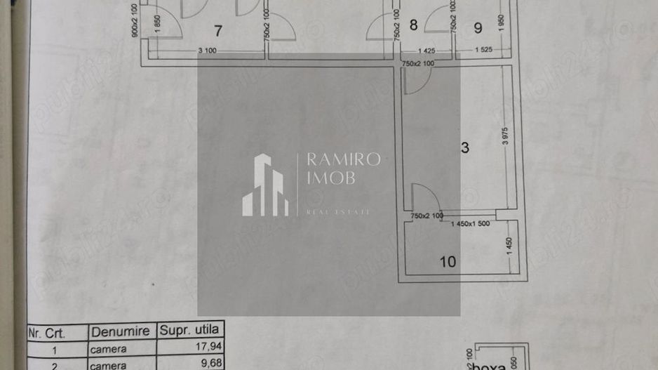 Apartament 3 camere 64 mp /boxa 4 mp| Titan | Parter | Bloc reabilitat - Poză 1