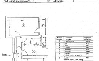 Apartament 2 camere | Ostroveni | etaj 4/10 | lift | centrală - Poză 11