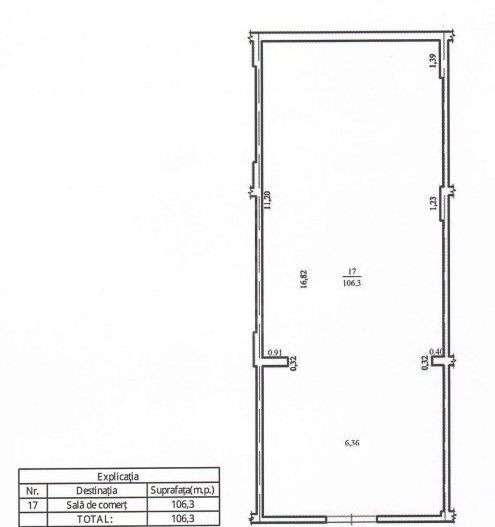 Vânzare, spațiu comercial, 106,3 mp, strada Ioana Radu, Buiucani - Poză 20
