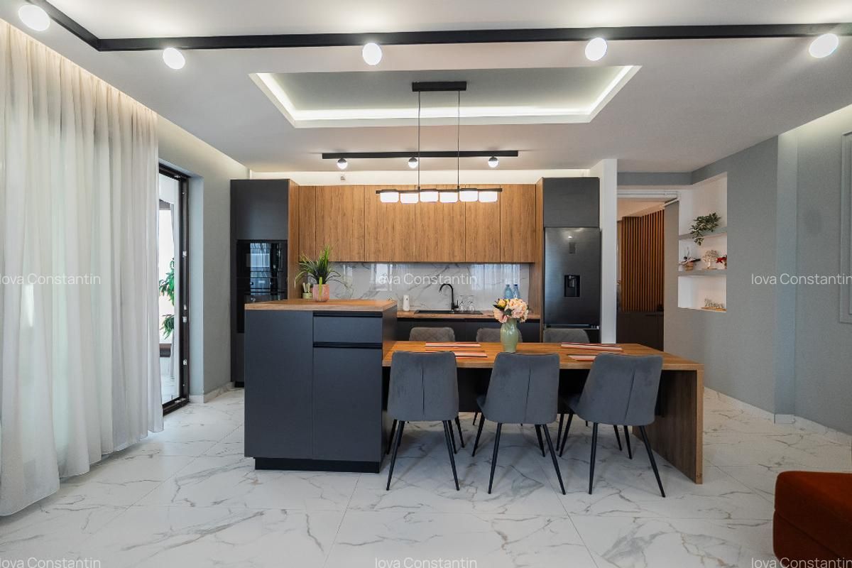 AP. 4 CAMERE - MOBILAT LUX, PARCARE INCLUSA, BOXA, PENTHOUSE STYLE - Poză 2