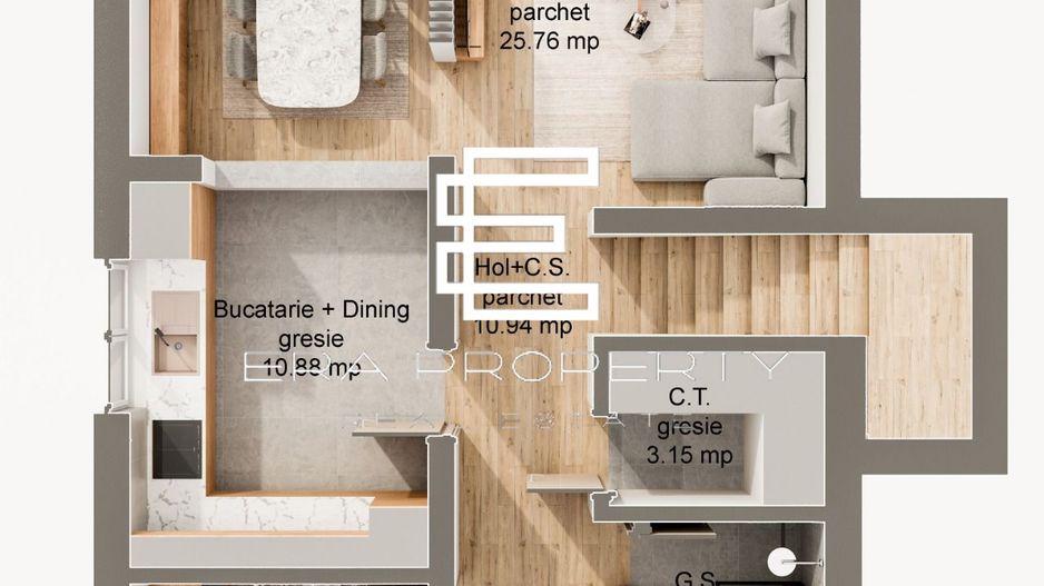 Casă nouă, 5 camere, terasă 22 mp, teren 340 mp – Șura Mare - Schiță 6