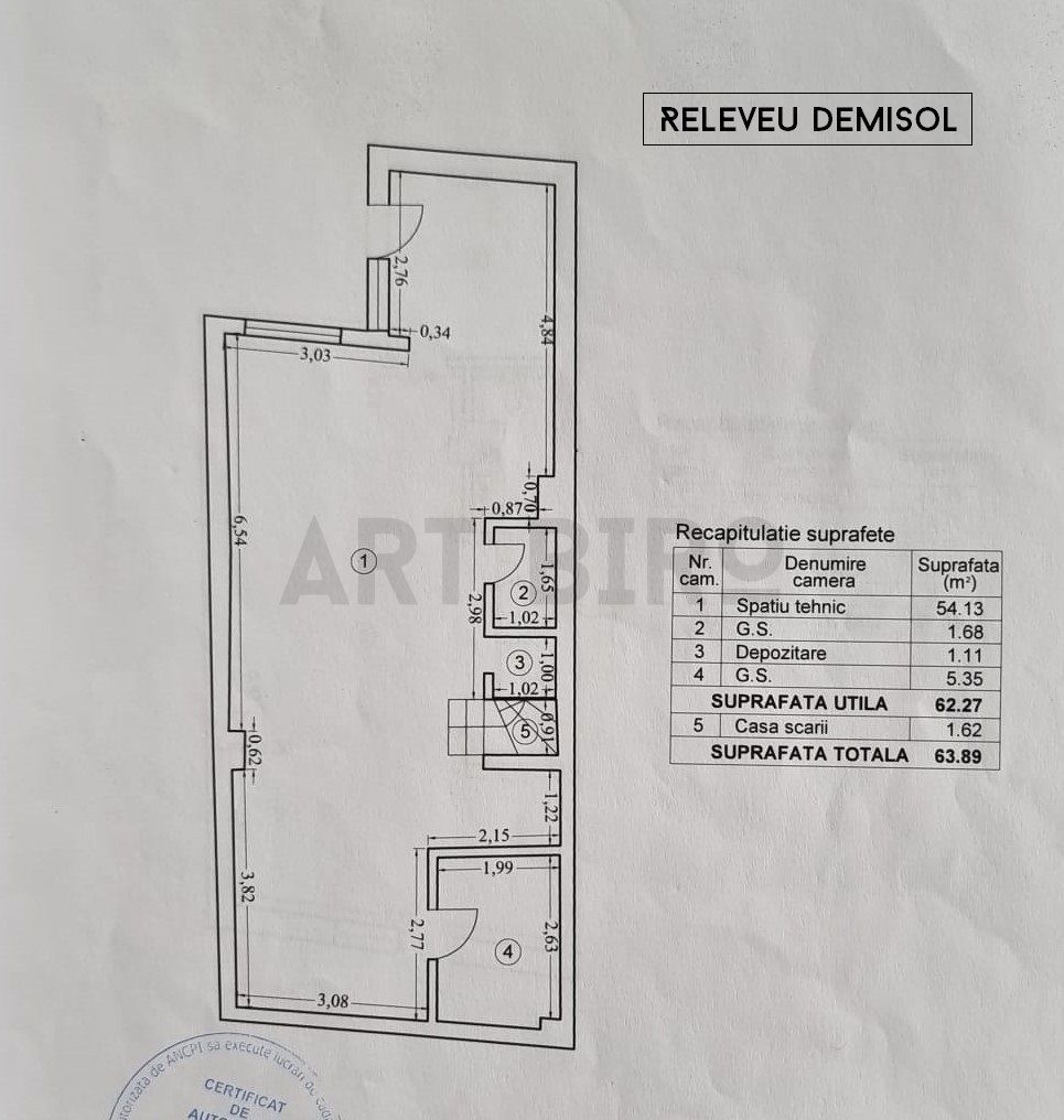 Zero comision, 308mp birou creativ Arcul de Triumf, mobilat si echipat - Schiță 32