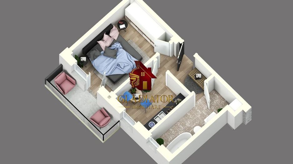 Apartament 1 camere, decomandat, bloc nou, Capat CUG - Lunca Cetatuii - Poză 4