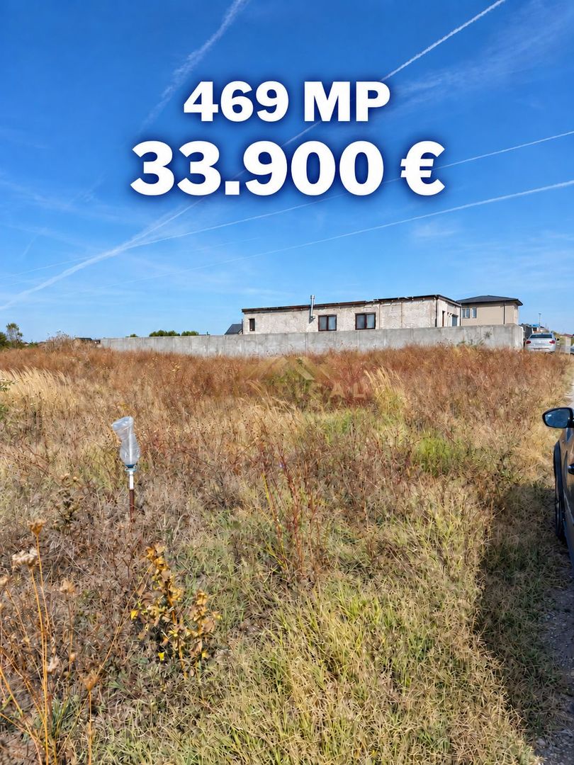 Teren intravilan 469 mp | Curent la lot | Deschidere 15 m | Str. Lebed - Poză 1