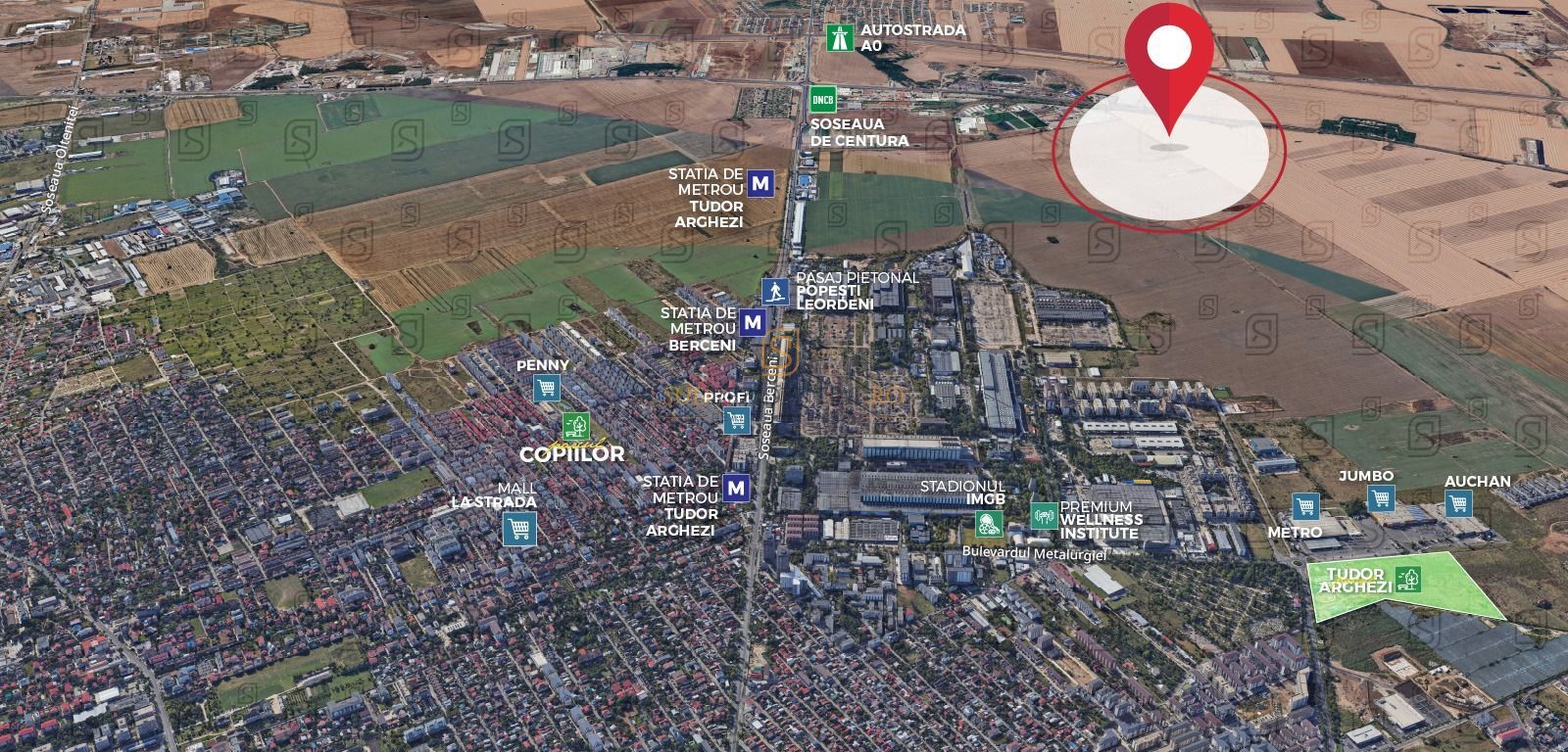 Teren intravilan 4.900 mp – zonă industriala - Jilava, Sos. de Centura - Poză 4