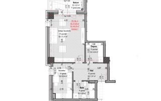 Apartament NOU INTABULAT 2 camere 50 mp+ loc parcare Copou 120000 EURO - Poză 9