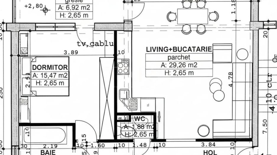 Apartament 2 camere, lângă parcul Poligon - Poză 11
