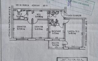 Apartament 3 camere de vanzare (COD10) - POARTA 6 - Poză 7