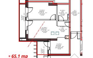Apartament 2 camere, Skyline City, zona Shopping City Mall - Poză 5