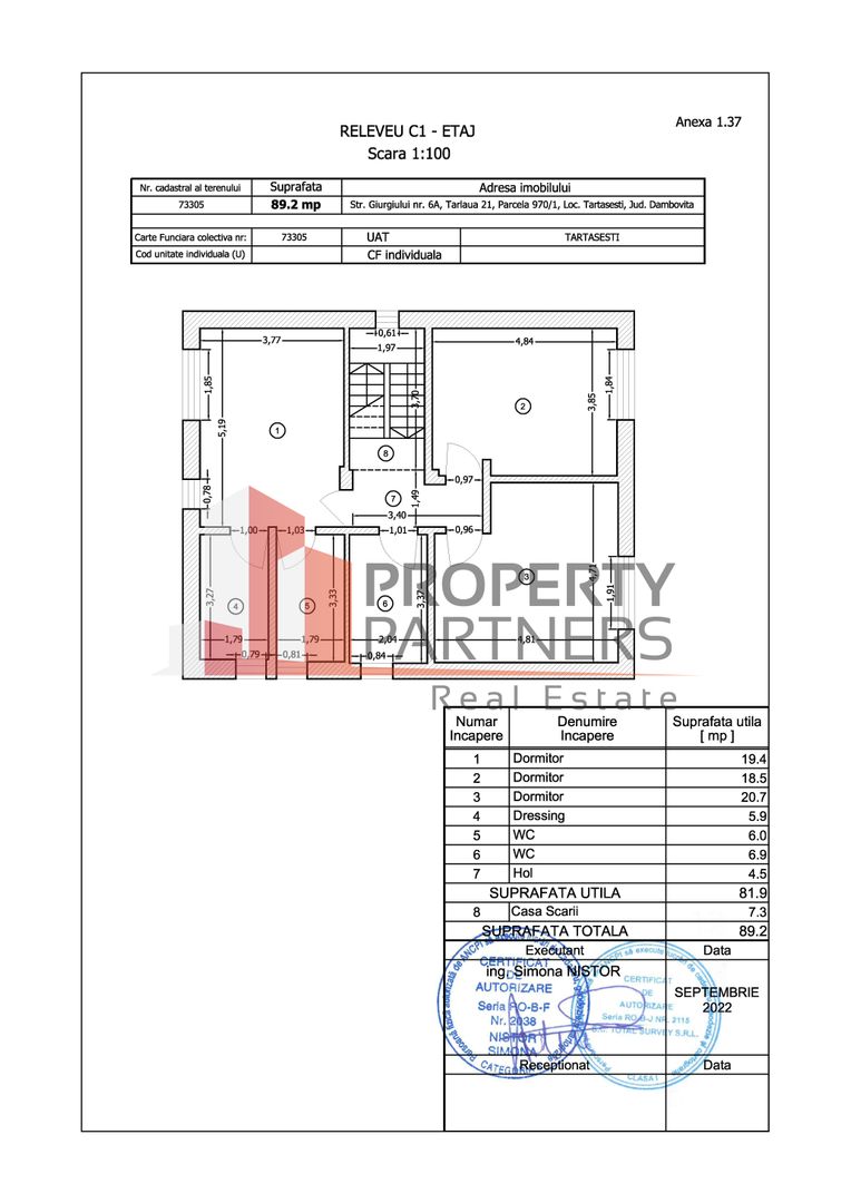 Vila superba, Tartasesti - Dambovita - Schiță 10